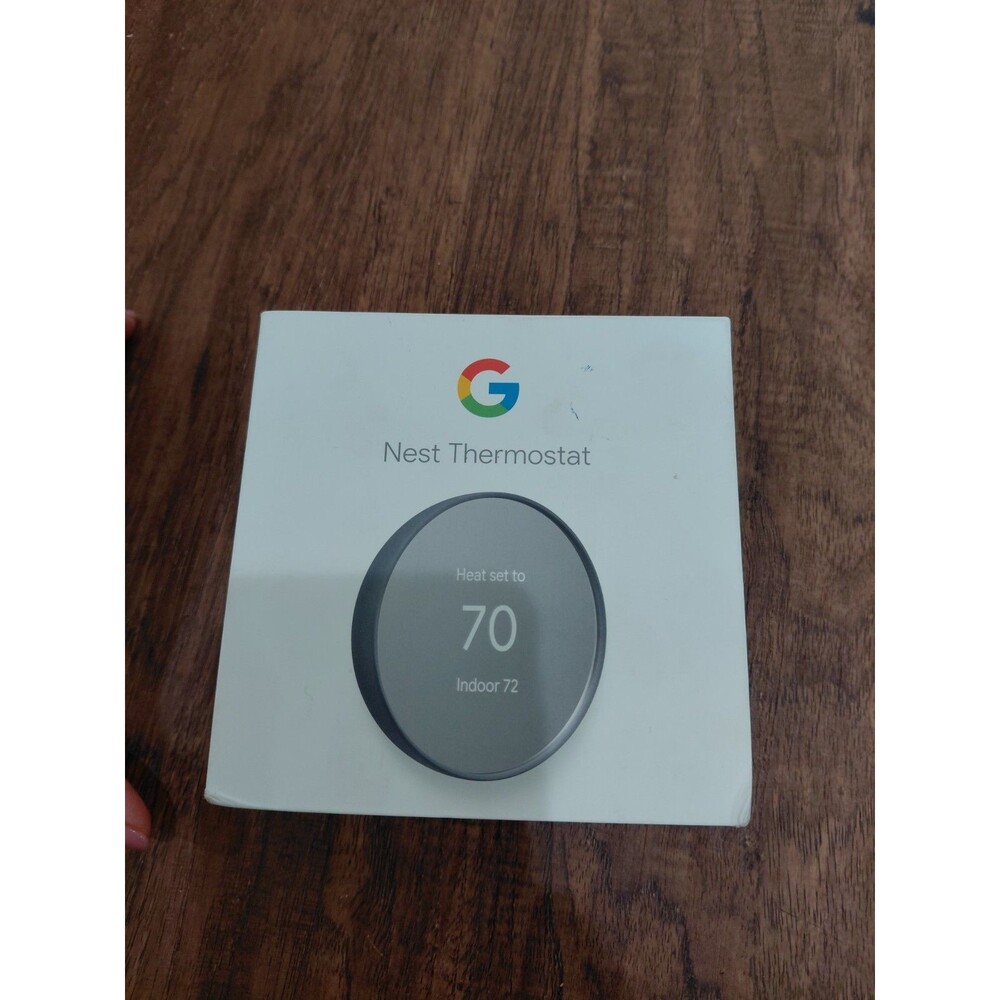 Google Nest Smart WIFI Thermostat Alexa Model G4CVZ Charcoal (Black)